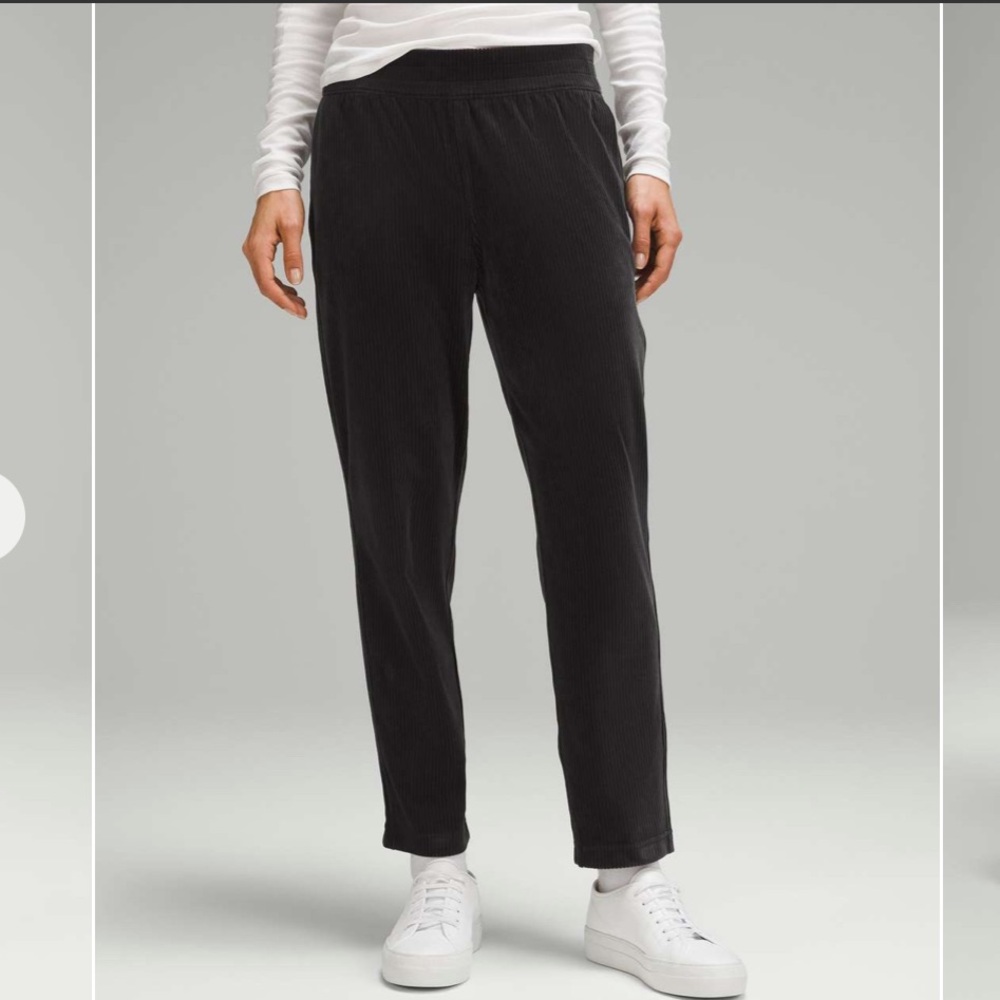 Lululemon velvet cord tapered pants